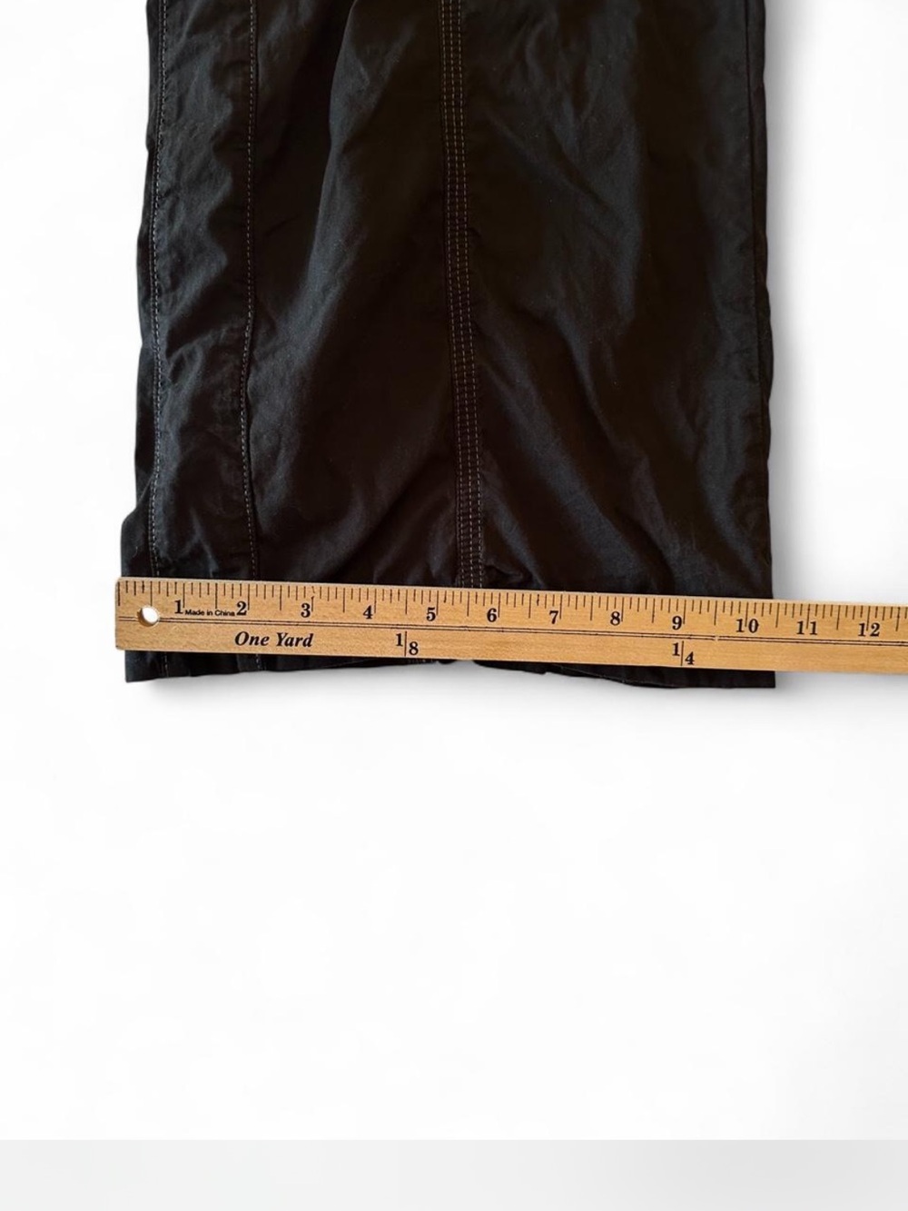 BDG Urban Outfitters Black Cargo Pants Utility Parachute Wide Leg Small - Picture 7 of 7
